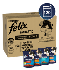 FANTASTIC multipack lahodný výber v želé 120 × 85 g