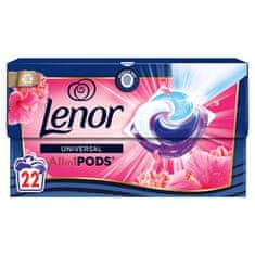 Lenor pracie kapsule Peony & Hibiscus 22 praní