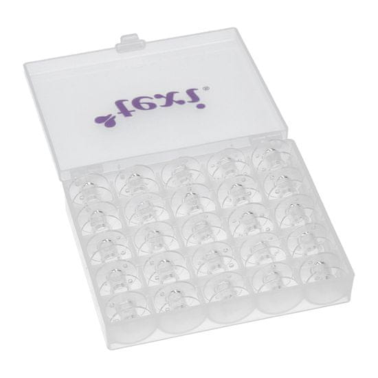 Texi Sada 25 plastových cievok v krabičke pre Pfaff Smarter, Hobby
