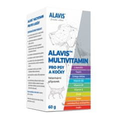 Alavis Multivitamín pre psy a mačky 60 g