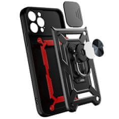 MG Hybrid Armor Camshield kryt na iPhone 14 Pro, čierny