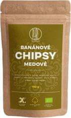 BrainMax Banánové chipsy medové BIO, 150g