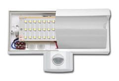 Ecolite Ecolite LED sv. s čidlom 120 °, 45xLED, 9W, IP44, čierne WHLX84-CR