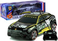 Lean-toys Diaľkovo ovládané športové auto Pilot R/C Black