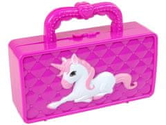 Lean-toys Malá kabelka Unicorn Makeup Set očné tiene lesky