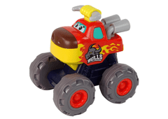 Lean-toys Monster Truck Bull Red pre deti Veľké kolesá