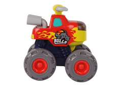 Lean-toys Monster Truck Bull Red pre deti Veľké kolesá