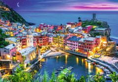 Trefl Sada 2v1 puzzle Vernazza, Ligúria, Taliansko 1000 dielikov s lepidlom