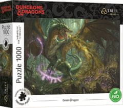 Trefl Puzzle UFT Dungeons&Dragons: Zelený drak 1000 dielikov