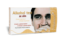 OnlineMedical 5x Alkohol test Saliva, ze slin