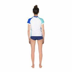 Mares Dámske lycrové tričko SEASIDE RASHGUARD SHIELD, krátky rukáv biela/modrá XL - 44