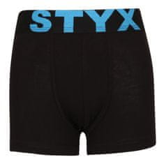 Styx 3PACK detské boxerky športová guma čierne (3GJ96012) - veľkosť 9-11 let