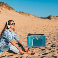 Cool Termotaška, Termoizolačná Taška Turistická Plážová Picnic Obed Nákupy 26 L Zelená