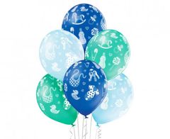 GoDan Latexové balóny na hélium Baby Boy 12" - 6 ks