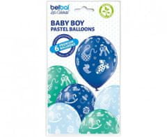 GoDan Latexové balóny na hélium Baby Boy 12" - 6 ks