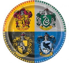 GoDan Papierové taniere Harry Potter Fakulty Rokfortu - 8 ks / 23 cm