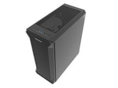 Genesis Počítačová skriňa IRID 505F, čierna, MIDI TOWER, 5x120mm ventilátory