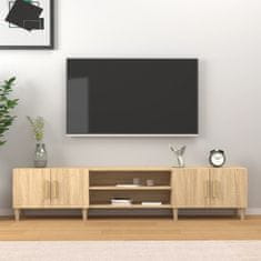 Vidaxl TV skrinka dub sonoma 180x31,5x40 cm kompozitné drevo