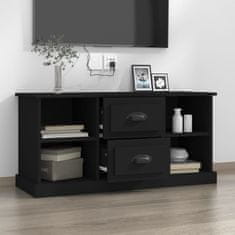 Vidaxl TV skrinka čierna 99,5x35,5x48 cm spracované drevo