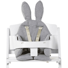 Childhome Sedacia podložka do detskej stoličky Rabbit Jersey Grey