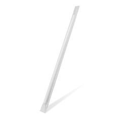 Economy Slamky papierové biele `JUMBO` 8 mm x 25 cm jednotlivo balená (100 ks)