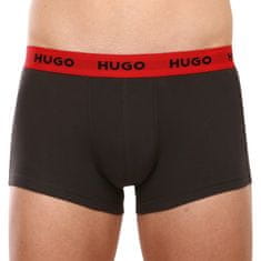 Hugo Boss 3PACK pánske boxerky čierné (50469786 002) - veľkosť M