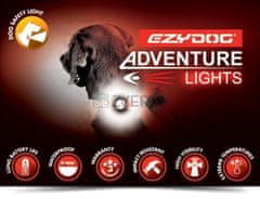 EZYDOG Svetlo Adventure Light Oranžové 4x3,2cm