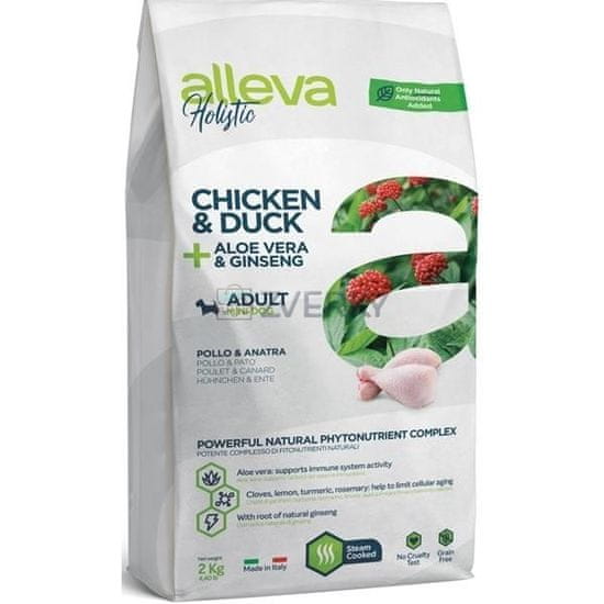 Alleva Granule pre psa HOLISTIC dog chicken & duck adult mini 12 kg