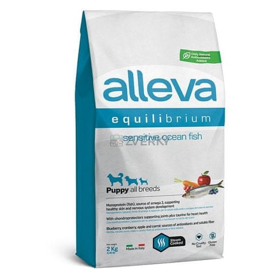 Alleva Granule pre psa SP EQUILIBRIUM dog sensitive ocean fish puppy 2 kg