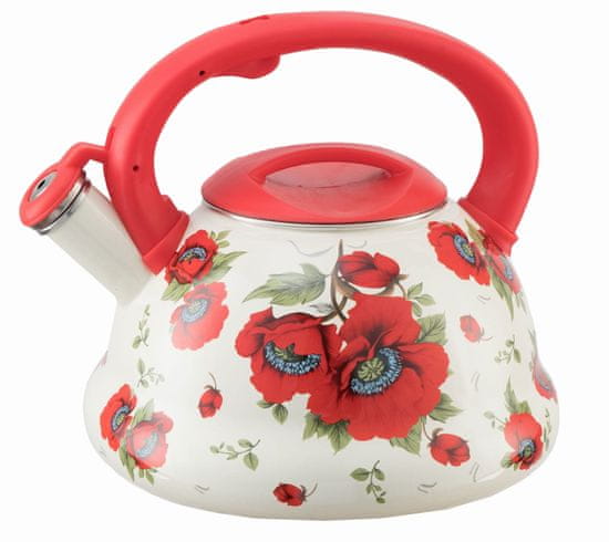 ZILNER Smaltovaná kanvica 3,0 l Poppy Zl-4011-Po