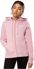 Alpinestars mikina AGELESS CHEST Zip dámska bielo-ružová 2XL