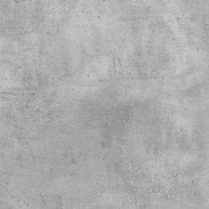 Petromila vidaXL Botník betónovo sivý 60x21x87,5 cm kompozitné drevo