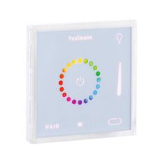 Paulmann PAULMANN LumiTiles príslušenstvo Smart Home Zigbee Square Touch Modul IP44 100x10mm biela umelá hmota/hliník 78423