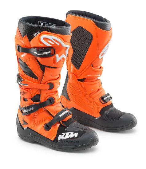 KTM topánky ALPINESTARS TECH 7 MX černo-oranžovo-biele