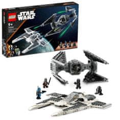 LEGO Star Wars 75348 Mandaloranská stíhačka triedy Fang proti TIE Interceptoru