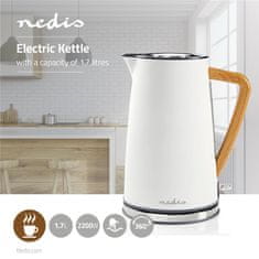 Nedis Kanvica rýchlovarná NEDIS KAWK510EWT WHITE 1,7L