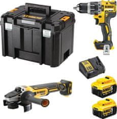 DeWalt Sada DCK2080P2T aku náradie DCD796 a DCG405 18V 5,0 Ah