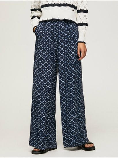 Pepe Jeans Culottes pre ženy Pepe Jeans - tmavomodrá, biela