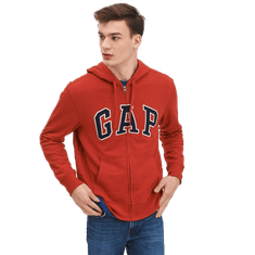 Gap Mikiny logo francúzske froté mikina na zips GAP_490384-08 L