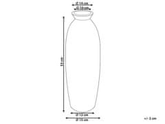 Beliani Dekoratívna terakotová váza 53 cm viacfarebná MESINI
