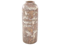 Beliani Dekoratívna terakotová váza 52 cm hnedá ITANOS