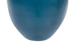 Beliani Dekoratívna terakotová váza 48 cm modrá STAGIRA