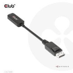 Club 3D Adaptér aktívny DisplayPort 1.4 na HDMI 4K 120Hz/8K 60Hz HDR (M/F), čierna (CAC-1088) - zánovné