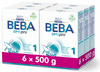 BEBA OPTIPRO 1 počiatočné dojčenské mlieko, 6x500 g