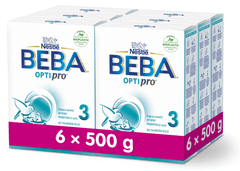 BEBA OPTIPRO 3 batoľacie mlieko 6x500 g