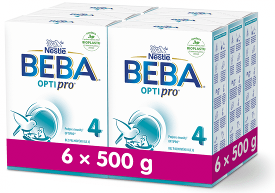 BEBA OPTIPRO 4 batoľacie mlieko 6x500 g