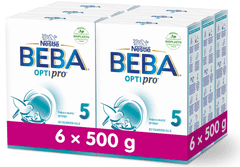 BEBA OPTIPRO 5 batoľacie mlieko 6x500 g