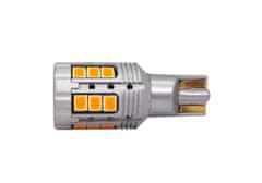 motoLEDy LED žiarovka W16W 12-24V 100% CAN oranžová bez chyby 1600lm