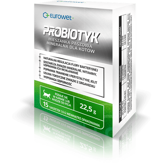 Eurowet Probiotikum Pre Mačky 15x1,5g