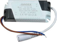 HADEX Zdroj-LED driver 15-18W, 230V/45-54V/300mA pre podhľad.svetla M119-20